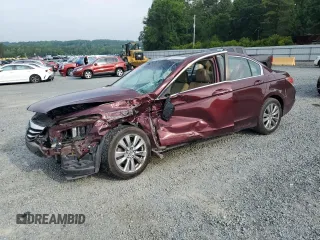 2012 Honda Accord EX with VIN 1HGCP2F7XCA171590, listed as a Copart auction lot 60338125 with Not provided miles and Salvage title. Bid and sale history available at DreamBid. Image 1.