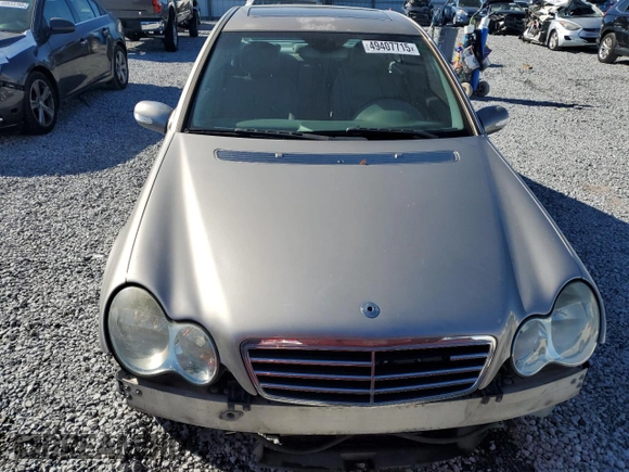 2006 Mercedes-Benz C 230 Sport with VIN WDBRF52H16E020113, listed as a Copart auction lot 49407715 with 179,344 mi miles and Salvage Title. Bid and sale history available at carsss.com. Image 5.