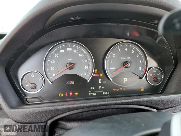 2017 BMW M3 with VIN WBS8M9C51H5G42059, listed as a Copart auction lot 77888653 with 47,063 mi miles. Bid and sale history available at carsss.com. Image 9.