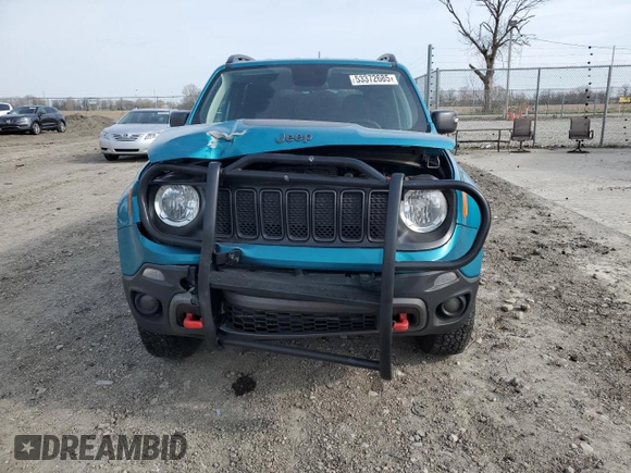 2020 Jeep Renegade Trailhawk z VIN ZACNJBC17LPM07229, wystawiony jako Copart lot #53372685 z przebiegiem 69 061 mil mil oraz Szkoda całkowita • Salvage title. Historia ofert i sprzedaży dostępna na DreamBid. Obrazek 5.