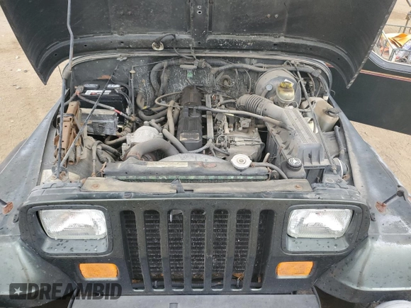 1995 Jeep Wrangler Sahara with VIN 1J4FY49S3SP264977, listed as a Copart auction lot 60938014 with 681 mi miles and Clean Title. Bid and sale history available at carsss.com. Image 11.