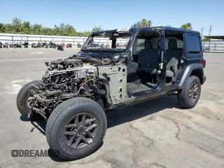 2025 Jeep Wrangler Sport S with VIN 1C4PJXDN7SW501171, listed as a Copart auction lot 64134705 with Not provided miles and Salvage title. Bid and sale history available at DreamBid. Image 1.