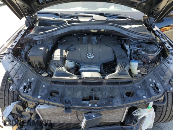 2019 Mercedes-Benz GLS 450 with VIN 4JGDF6EE7KB223324, listed as a Copart auction lot 57845215 with 38,725 mi miles and Salvage title. Bid and sale history available at DreamBid. Image 12.
