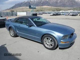 2005 Ford Mustang GT Deluxe with VIN 1ZVFT85H155173399, listed as a Copart auction lot 52964165 with 150,026 mi miles and Salvage Title. Bid and sale history available at DreamBid. Image 4.