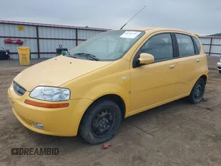 2008 Chevrolet Aveo LS with VIN KL1TD66628B190679, listed as a IAAI auction lot 42138105 with 113,409 mi miles and . Bid and sale history available at DreamBid. Image 2.