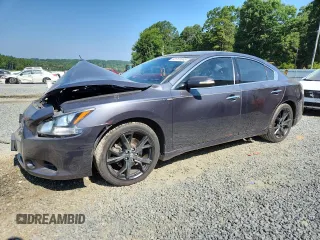 2013 Nissan Maxima SV with VIN 1N4AA5AP1DC844987, listed as a Copart auction lot 63761645 with 141,065 mi miles and Salvage title. Bid and sale history available at DreamBid. Image 1.