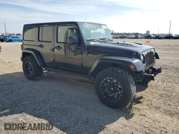 2016 Jeep Wrangler Unlimited Rubicon Hard Rock with VIN 1C4BJWFG3GL144941, listed as a Copart auction lot 45716865 with 91,532 mi miles and Salvage Title. Bid and sale history available at carsss.com. Image 4.