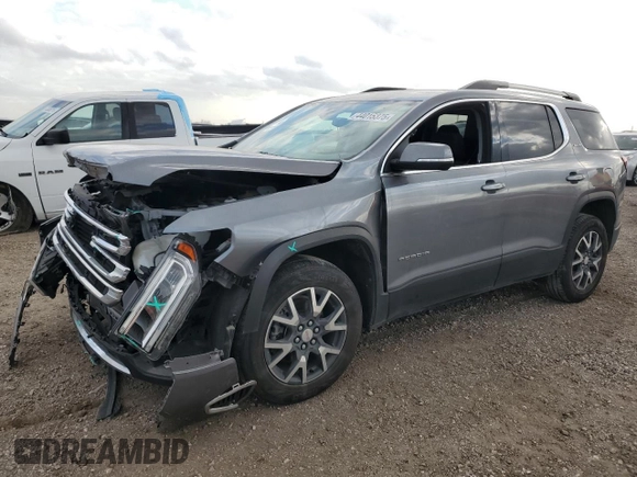 2021 GMC Acadia SLE with VIN 1GKKNKLS6MZ177256, listed as a Copart auction lot 44015375 with 98,886 mi miles and Salvage Title. Bid and sale history available at DreamBid. Image 1.