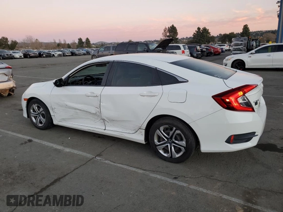 2017 Honda Civic LX with VIN 19XFC2F58HE021715, listed as a Copart auction lot 88125025 with 86,058 mi miles and Salvage Title. Bid and sale history available at DreamBid. Image 2.