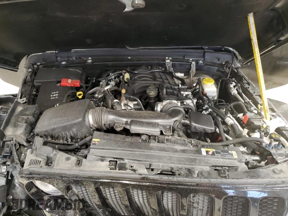 2022 Jeep Wrangler Unlimited Sport with VIN 1C4HJXDG4NW206622, listed as a Copart auction lot 87664525 with 62,240 mi miles and Salvage Title. Bid and sale history available at DreamBid. Image 12.