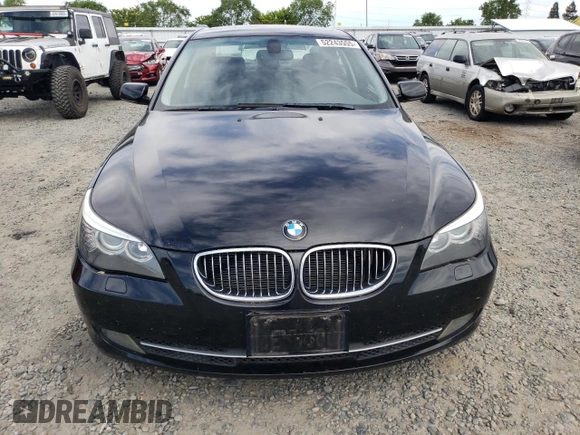 2008 BMW 5 Series 528i with VIN WBANU53558C115067, listed as a Copart auction lot 52243555 with 206,026 mi miles and Clean Title. Bid and sale history available at carsss.com. Image 5.