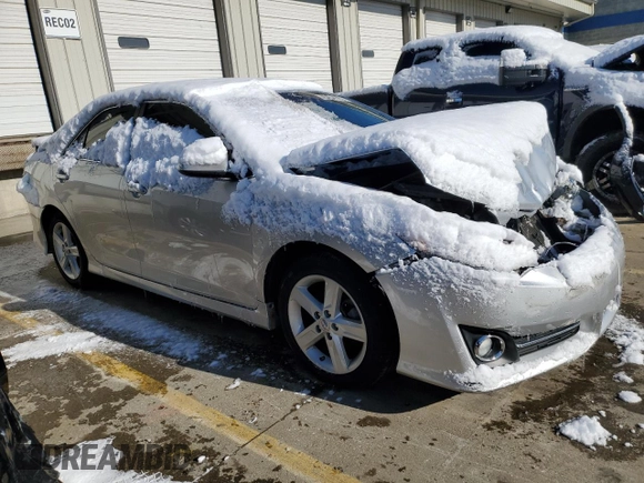2012 Toyota Camry L with VIN 4T1BF1FK9CU025851, listed as a Copart auction lot 45694105 with 112,509 mi miles and Salvage Title. Bid and sale history available at carsss.com. Image 4.