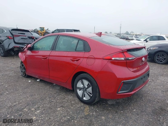 2020 Hyundai Ioniq Hybrid Blue with VIN KMHC65LC8LU228688, listed as a IAAI auction lot 41368879 with 116,100 mi miles. Bid and sale history available at carsss.com. Image 3.