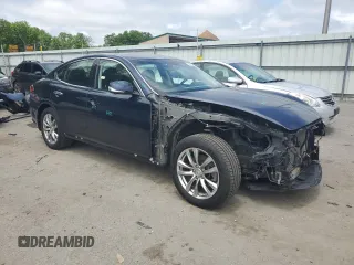 2018 Infiniti Q70 Luxe with VIN JN1BY1ARXJM220845, listed as a Copart auction lot 59738435 with 93,999 mi miles and Salvage title. Bid and sale history available at DreamBid. Image 4.