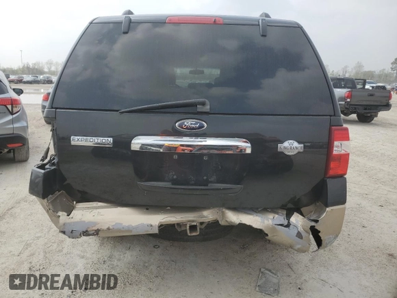 2014 Ford Expedition Max XLT with VIN 1FMJK1H53EEF07470, listed as a Copart auction lot 48903355 with 189,551 mi miles and Salvage title. Bid and sale history available at DreamBid. Image 6.