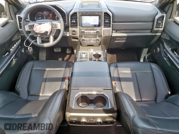 2021 Ford Expedition XLT with VIN 1FMJU1HT2MEA86414, listed as a Copart auction lot 63313645 with 28,544 mi miles and Salvage title. Bid and sale history available at DreamBid. Image 8.