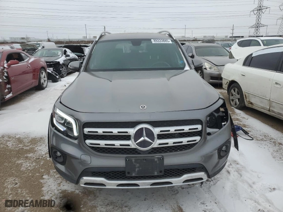 2021 Mercedes-Benz GLB with VIN W1N4M4GB7MW150882, listed as a Copart auction lot 89333885 with 39,541 mi miles and Salvage Title. Bid and sale history available at carsss.com. Image 5.
