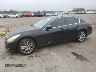 2012 Infiniti G25 x with VIN JN1DV6AR1CM862095, listed as a Copart auction lot 62411105 with 231,158 mi miles and Salvage title. Bid and sale history available at DreamBid. Image 1.