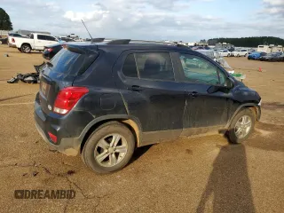 2022 Chevrolet Trax LT with VIN KL7CJLSM0NB516282, listed as a Copart auction lot 43258405 with 52,490 mi miles and Salvage Title. Bid and sale history available at carsss.com. Image 3.