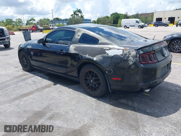 2013 Ford Mustang V6 with VIN 1ZVBP8AM5D5263496, listed as a IAAI auction lot 42580278 with 107,040 mi miles and . Bid and sale history available at DreamBid. Image 3.
