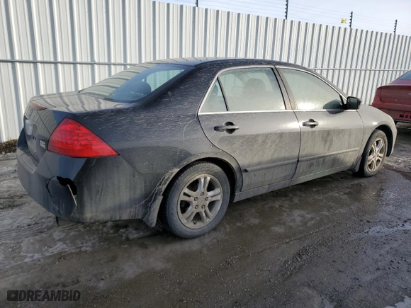 2007 Honda Accord Sdn EX with VIN 1HGCM55717A807878, listed as a Copart auction lot 47186485 with 287,525 mi miles and Clean Title. Bid and sale history available at carsss.com. Image 3.