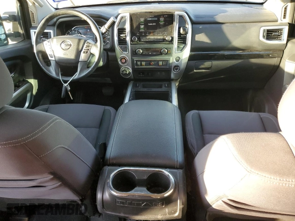 2020 Nissan Titan SL with VIN 1N6AA1ED6LN501062, listed as a Copart auction lot 48119575 with 46,228 mi miles and Salvage title. Bid and sale history available at DreamBid. Image 8.