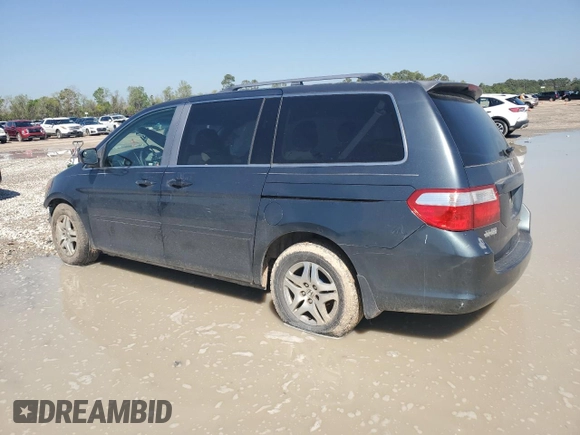 2005 Honda Odyssey EX with VIN 5FNRL38455B020843, listed as a Copart auction lot 50365725 with 235,321 mi miles and Salvage Title. Bid and sale history available at carsss.com. Image 2.