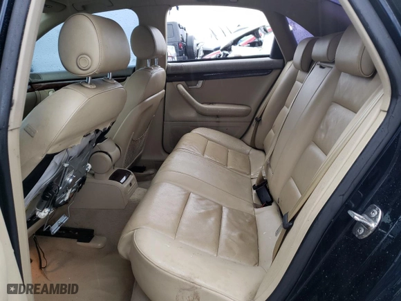 2008 Audi A4 2.0T with VIN WAUDF78E58A168390, listed as a Copart auction lot 83960454 with 156,852 mi miles and Salvage Title. Bid and sale history available at carsss.com. Image 10.