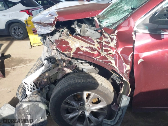 2015 Toyota Highlander LE with VIN 5TDBKRFH1FS147423, listed as a IAAI auction lot 41830801 with 1 mi miles. Bid and sale history available at carsss.com. Image 6.