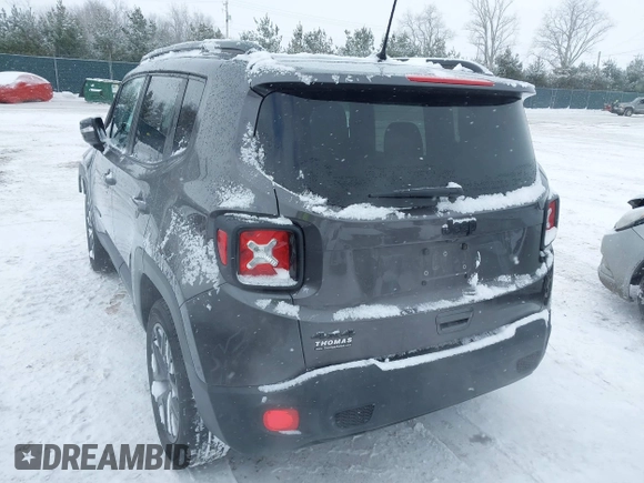 2018 Jeep Renegade Latitude with VIN ZACCJBBB2JPH11120, listed as a IAAI auction lot 41564737 with 80,905 mi miles and . Bid and sale history available at DreamBid. Image 3.
