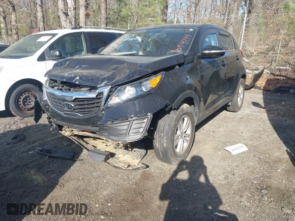 2011 Kia Sportage LX with VIN KNDPB3A2XB7094019, listed as a IAAI auction lot 41854462 with 69,659 mi miles and . Bid and sale history available at carsss.com. Image 2.