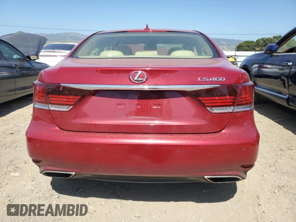 2013 Lexus LS 460 z VIN JTHBL5EF2D5124370, wystawiony jako Copart lot #56063585 z przebiegiem 122 301 mil mil oraz Szkoda całkowita • Salvage title. Historia ofert i sprzedaży dostępna na DreamBid. Obrazek 6.