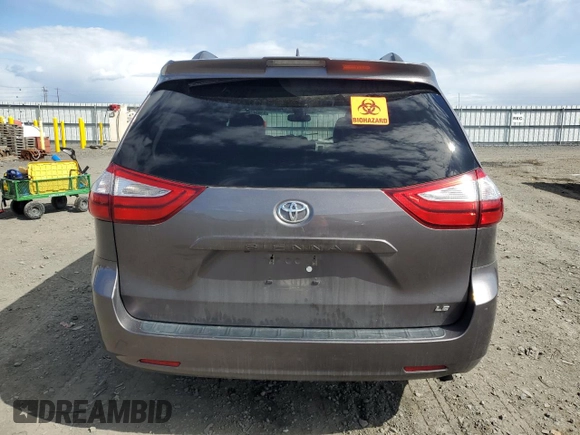 2019 Toyota Sienna LE Auto Access Seat with VIN 5TDKZ3DC8KS007735, listed as a Copart auction lot 51834795 with Not Provided miles and Salvage Title. Bid and sale history available at DreamBid. Image 6.