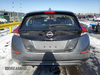 2025 Nissan LEAF SV Plus with VIN 1N4CZ1CV7SC565286, listed as a Copart auction lot 42602975 with 207 mi miles and Salvage Title. Bid and sale history available at carsss.com. Image 6.