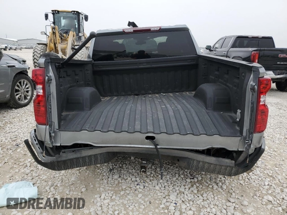 2024 Chevrolet Silverado 1500 Custom with VIN 1GCPDBEK0RZ159795, listed as a Copart auction lot 46413985 with 52,454 mi miles and Salvage Title. Bid and sale history available at DreamBid. Image 6.
