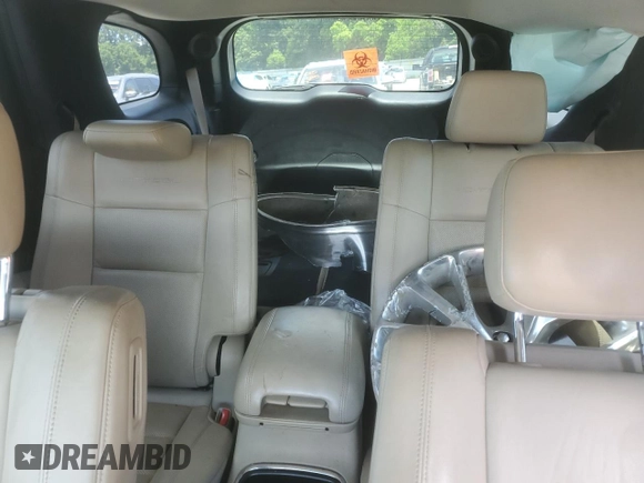 2015 Dodge Durango Citadel with VIN 1C4SDHET0FC873740, listed as a Copart auction lot 56067255 with 131,362 mi miles and Salvage title. Bid and sale history available at DreamBid. Image 10.