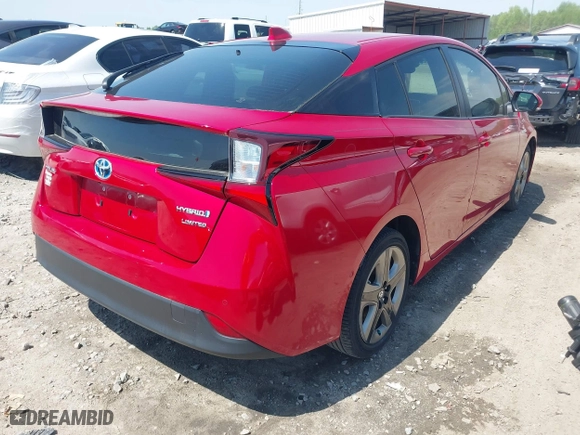 2021 Toyota Prius L Eco with VIN JTDKAMFU3M3138708, listed as a IAAI auction lot 42006401 with 38,876 mi miles. Bid and sale history available at carsss.com. Image 4.