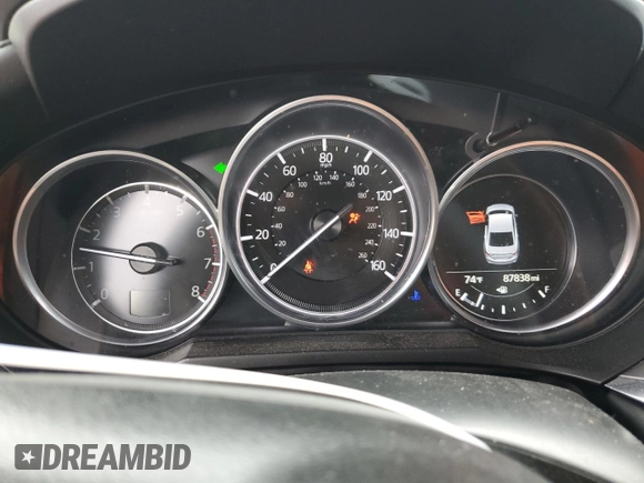 2019 Mazda 6 Grand Touring Reserve with VIN JM1GL1WY0K1508751, listed as a Copart auction lot 74069683 with 87,838 mi miles and . Bid and sale history available at DreamBid. Image 9.
