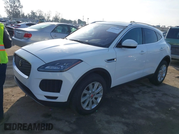 2019 Jaguar E-Pace S with VIN SADFJ2FX1K1Z38954, listed as a IAAI auction lot 41594147 with 58,015 mi miles and . Bid and sale history available at DreamBid. Image 17.