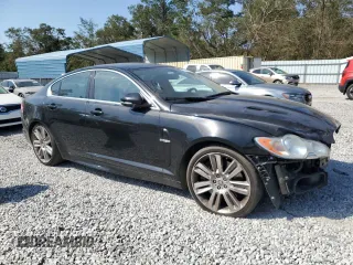 2011 Jaguar XF with VIN SAJWA0JC7BMR87502, listed as a Copart auction lot 75414044 with 111,897 mi miles and Salvage Title. Bid and sale history available at DreamBid. Image 4.