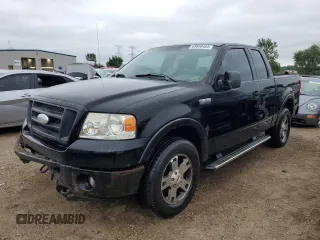 2006 Ford F-150 XLT with VIN 1FTPX14V86FA86976, listed as a Copart auction lot 65898404 with 185,563 mi miles and Salvage Title. Bid and sale history available at carsss.com. Image 1.