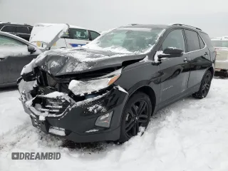 2020 Chevrolet Equinox LT z VIN 2GNAXVEX4L6160470, wystawiony jako Copart lot #45405235 z przebiegiem 50 893 mil mil oraz Szkoda całkowita • Salvage title. Historia ofert i sprzedaży dostępna na DreamBid. Obrazek 1.