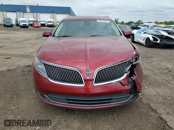 2013 Lincoln MKS EcoBoost with VIN 1LNHL9FT1DG604990, listed as a Copart auction lot 57619245 with 76,899 mi miles and Clean title. Bid and sale history available at DreamBid. Image 5.