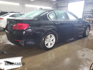 2012 BMW 5 Series 528i xDrive with VIN WBAXH5C53CDW11632, listed as a Copart auction lot 51241795 with 80,037 mi miles and Salvage Title. Bid and sale history available at carsss.com. Image 3.