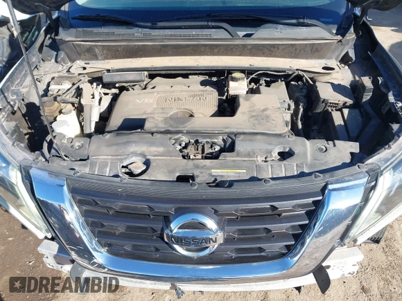 2017 Nissan Pathfinder SV with VIN 5N1DR2MM2HC613081, listed as a IAAI auction lot 41644059 with 137,371 mi miles. Bid and sale history available at carsss.com. Image 10.