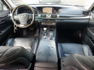 2015 Lexus LS 460 with VIN JTHCL5EF0F5025490, listed as a Copart auction lot 64000615 with 203,507 mi miles and Salvage title. Bid and sale history available at DreamBid. Image 8.