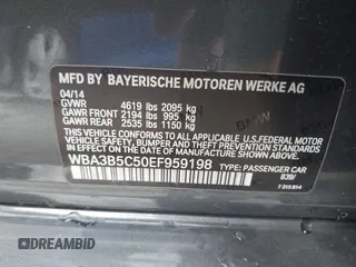 2014 BMW 3 Series 328i xDrive с VIN WBA3B5C50EF959198, выставлен на аукционе IAAI как лот 42684406 с пробегом 92 187 миль миль и . История ставок и продаж доступна на DreamBid. Изображение 9.