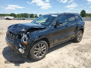 2017 Jeep Grand Cherokee Limited 75th Anniversary with VIN 1C4RJFBG9HC689192, listed as a Copart auction lot 63660254 with 72,809 mi miles and Salvage title. Bid and sale history available at DreamBid. Image 1.