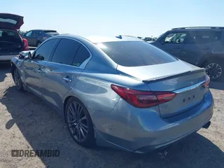 2018 Infiniti Q50 Sport with VIN JN1EV7AP5JM355948, listed as a IAAI auction lot 41872081 with 68,178 mi miles and . Bid and sale history available at carsss.com. Image 3.