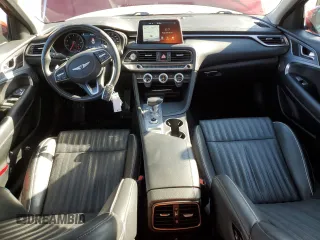 2021 Genesis G70 2.0T z VIN KMTG34LA7MU072427, wystawiony jako Copart lot #44069455 z przebiegiem 66 457 mil mil oraz Szkoda całkowita • Salvage title. Historia ofert i sprzedaży dostępna na DreamBid. Obrazek 8.